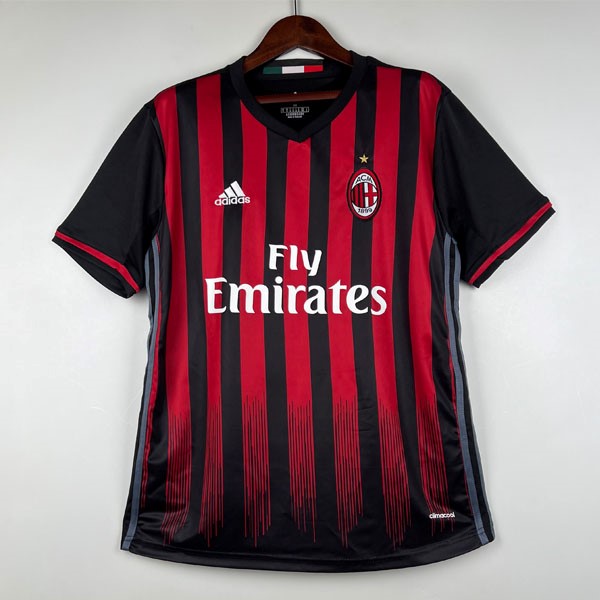 Tailandia Camiseta AC Milan Replica Primera Ropa Retro 2016-2017